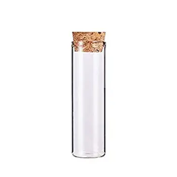 

Plastic Test Tube with Cork Stopper Bead Storage Vial Containers