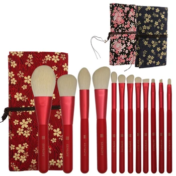 

2020 New Make Up Brushes 12 PCS Professional Blending Eyeshadow Eyebrow Fan Brush For Makeup Brush Set pincel Maquiagem
