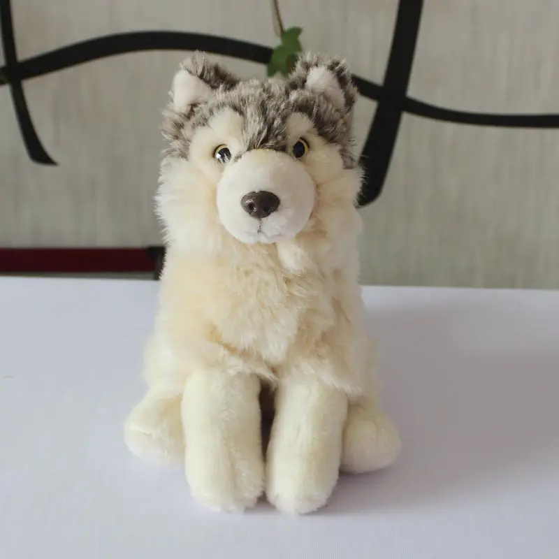 Настоящая жизнь плюшевый Волк кукла игрушка милые мягкие игрушки для детей, подарки мягкие Аляски куклы высокого качества