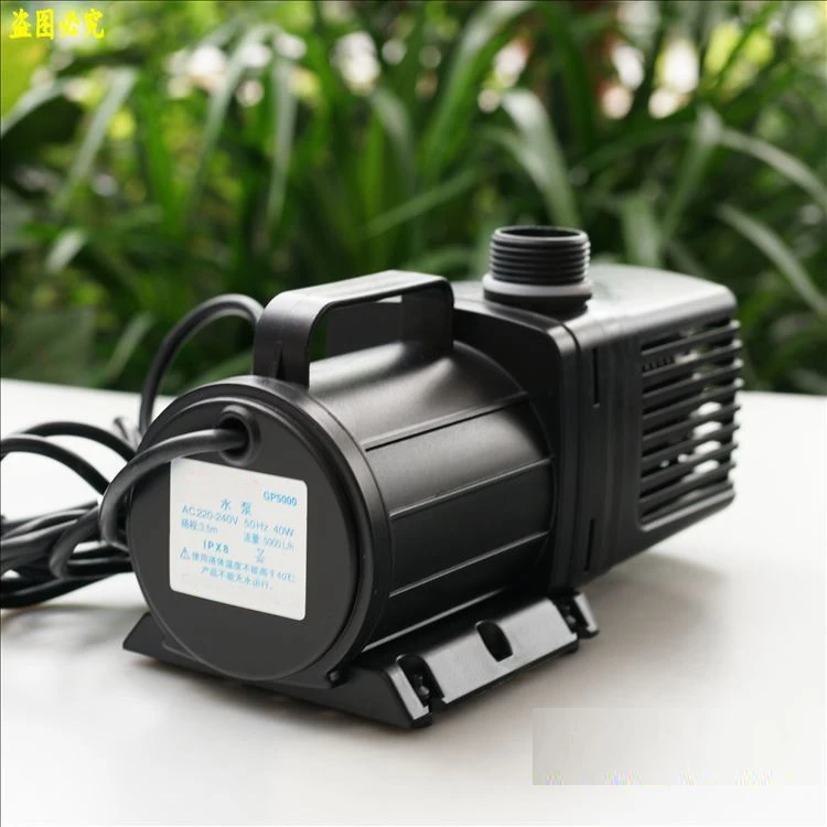 gp5000 variable frequency submersible pump quieten fountain water pump AC 220-240V 5000L/H head 3.5meter