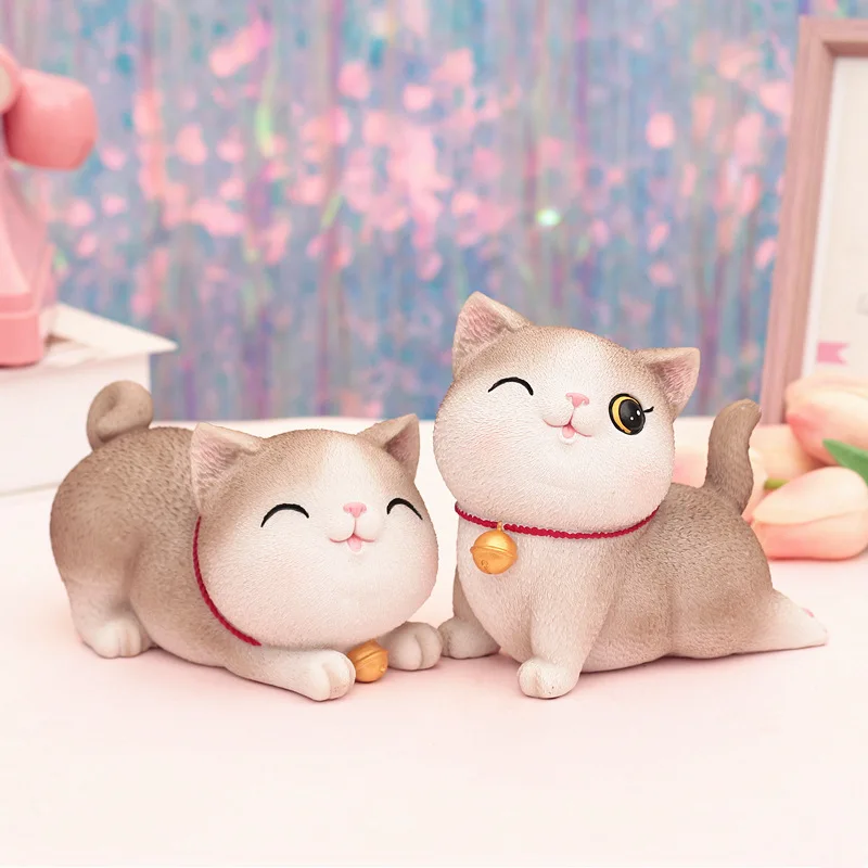 Кошка копилки в виде свиньи Горшок Смолы Фигурки #2322 украшения дома игрушки коллекционная игрушка подарок на день рождения детей