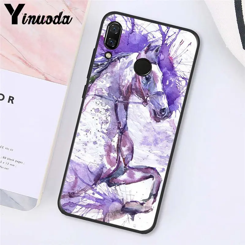 Horse Animal Running Printed