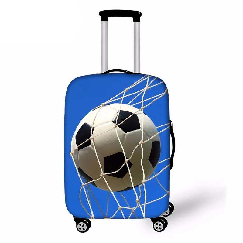 Мультяшный дизайн, Защитные чехлы для багажа, чехол для чемодана для путешествий, эластичные пылезащитные Чехлы для 18-32 дюймов, аксессуары для путешествий - Цвет: Football 1