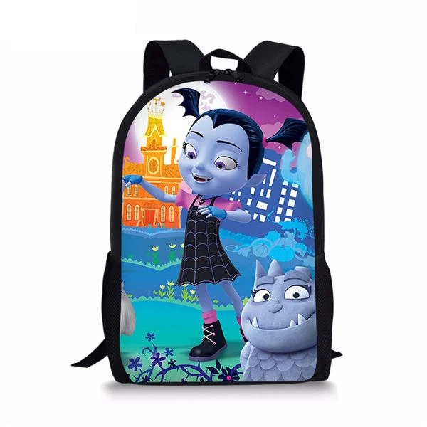 HaoYun/детский школьный рюкзак с принтом Vampirina, школьные сумки для книг, дизайн с героями мультфильмов для девочек, комплект из 3 предметов, школьные сумки - Цвет: CDWX921C