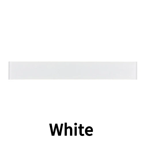 White Светодиодный настенный светильник, современный светильник для внутреннего освещения, минималистичное Бра 6 Вт 20 Вт 24 Вт, прикроватная тумбочка для спальни, гостиной, прихожей, лестницы, домашний декор - Цвет абажура: White