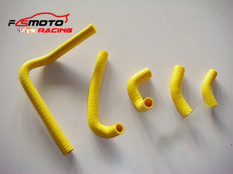 Silicone Radiator hose For Honda CR250 CR250R 03 04 05 06 07 08 - Цвет: yellow