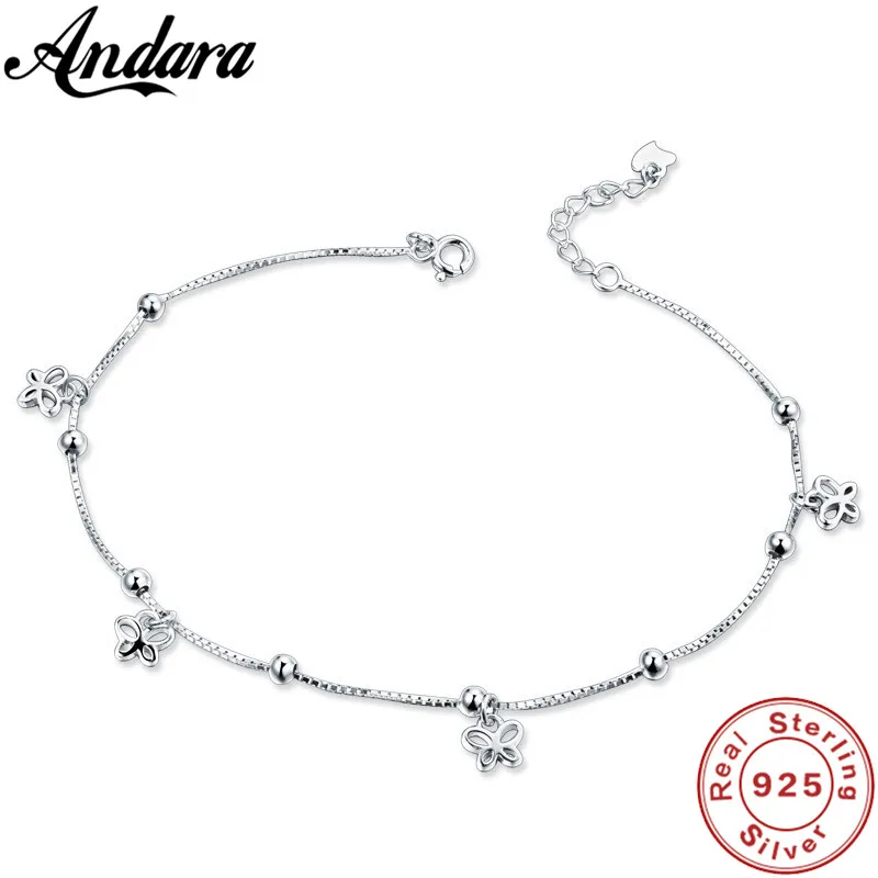 Bracelet de cheville pour femme, bracelet de cheville papillon en