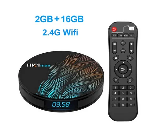 16GB HK1 Max Smart tv Box Android 9,0 4 Гб 128 Гб 64 Гб 32 Гб Rockchip 4K Wifi Netflix телеприставка медиаплеер 2Гб 16 ГБ Android 9 ТВ приставка - Цвет: 16GB