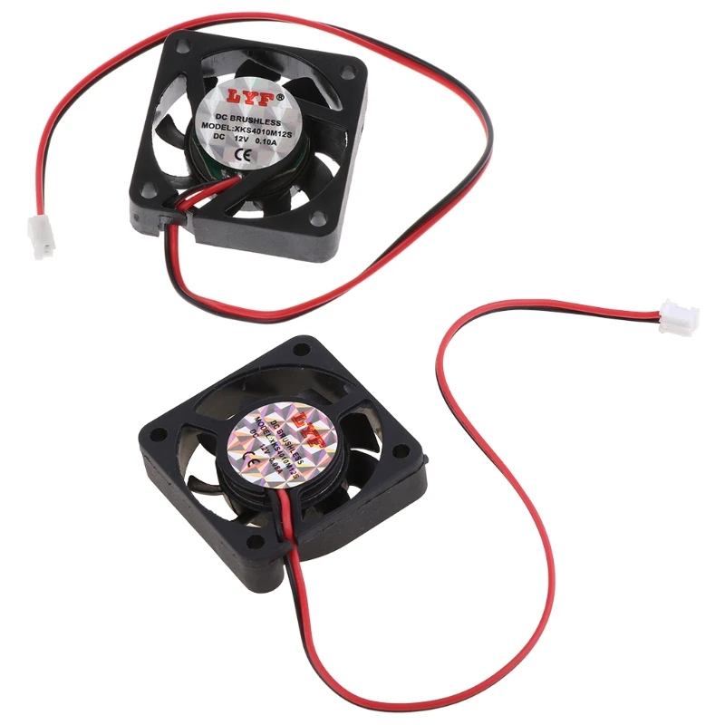 2 Pin Cool DC 12V 40mm Cooler Cooling Fan Brushless For VGA Video Graphics