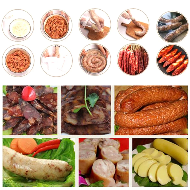 Food Grade Casings Shell For Sausage Salami Hot Dog Making Casing 60mm*2m