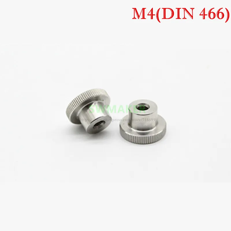 1pcsM4KnurledNutDIN466BGoodQuality304stainlesssteelVoron