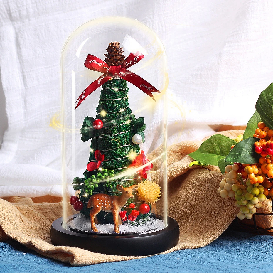 

Exclusively made LED Christmas decorations Christmas tree with LED lights Christmas moose decorations pendant Christmas Day Gift