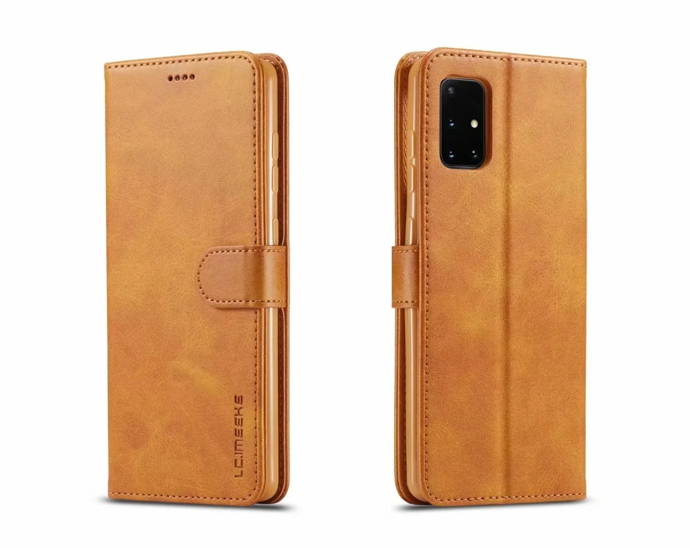 Etui portfelowe skórzane do S22 S21 Samsung Galaxy Note20 Ultra S20 FE S10 Plus A72 A52 A71 A51 A42 A32 A21s A22 etui z klapką_voghion.com