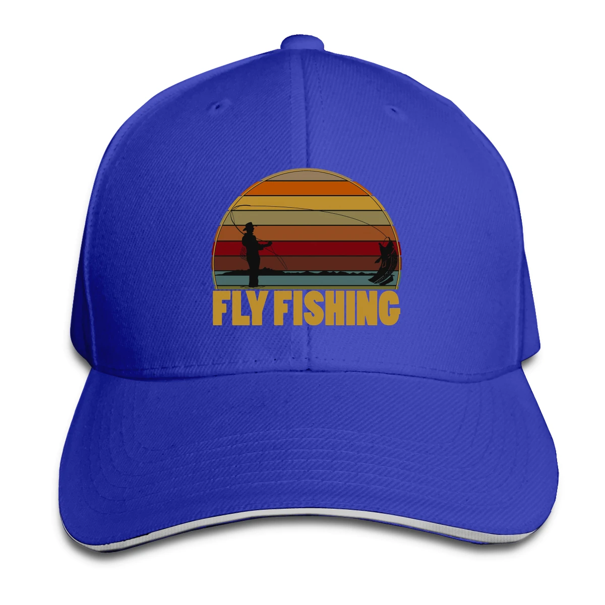 Flyfishing Fisherman Baseball Cap Men 