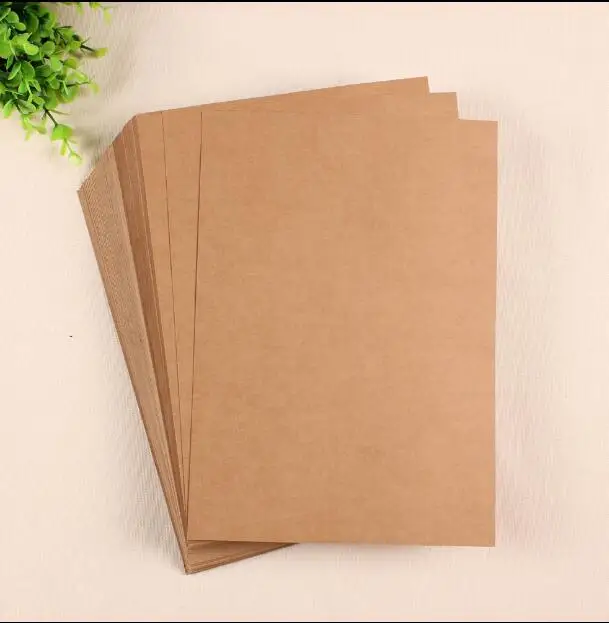  Size:A4 (210 * 297mm) a4 paper card thick blank card paper black 200gsm kraft A4 card for diy invit - 4.00053E+12