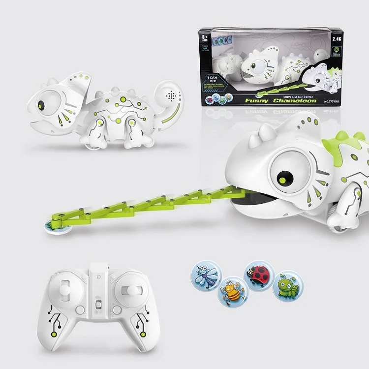 

Strange New 2.4G Model Remote Control Chameleon Creative Smart Pet Machine Dragon Children Electric Robot Toy