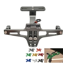 ДЛЯ Honda CB400SF CB1100 CB600F CB1000R Универсальный CNC мотоцикл задний номерной знак держатель и регулируемый угол лицензии