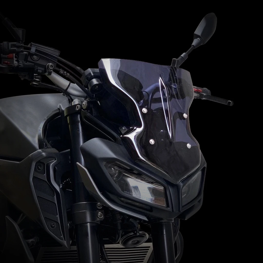 

Motorcycles Windshield Windscreen Wind Deflectors For YAMAHA MT09 FZ09 Acrylic Dedicated windshield