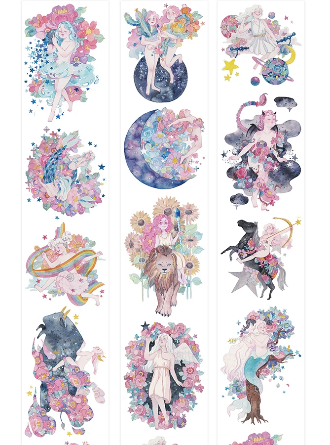 

Special Ink 45mm*5m Retro Character Animal Vintage Flower God Washi Tape DIY Planner Diary Scrapbooking Masking Tape Escolar