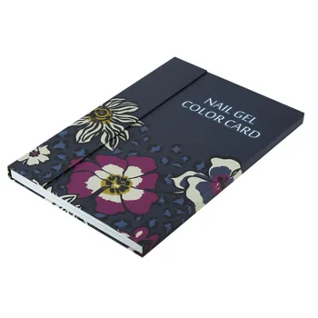 

180 Tips Professional False Nail Color Book Polish Gel Chart Palette Color Card Display Nail Art Showing Manicure Tool Shelf