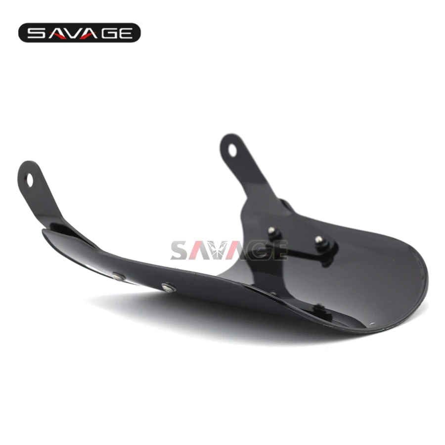 Windshield Windscreen Pare-brise For 7 inch Round Headlights (9)