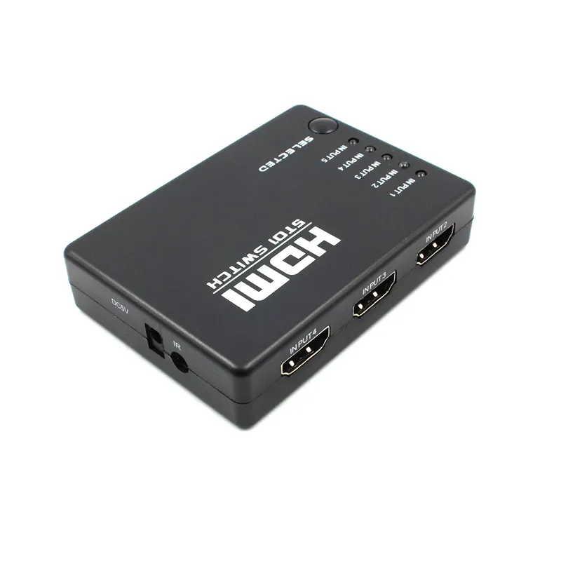 5 портов HDMI Разветвитель переключатель с дистанционным управлением концентратор