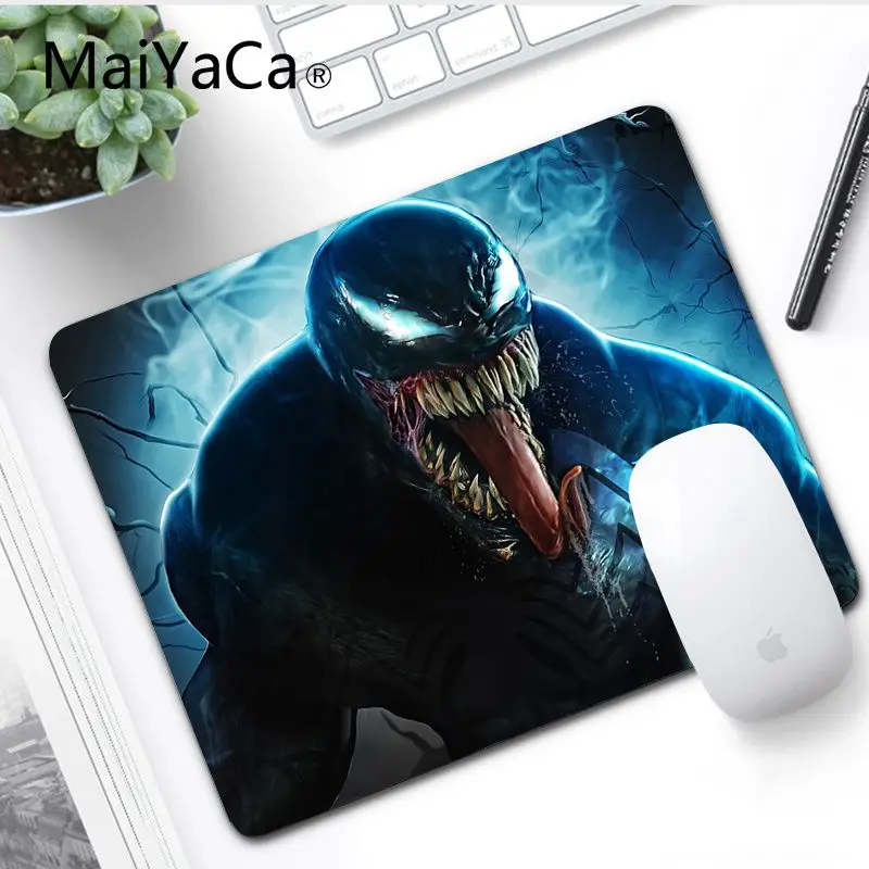 No LockEdge 18x22cm MaiYaCa Venom высокоскоростной коврик для мыши Удобная мышка коврик игровая защелка для мыши игровой коврик для мыши - Цвет: No LockEdge 18x22cm