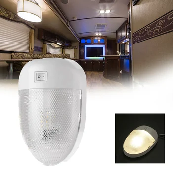 

Car RV Interior LED Light Single Dome Lamp Camper Trailer Supplies 12V