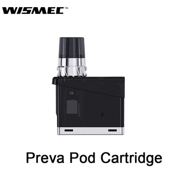 

Original Wismec Preva Pod Cartridge 3ml tank fit SS316 Dual 0.25ohm coil childproof Atomizer for Preva Kit Pod Version