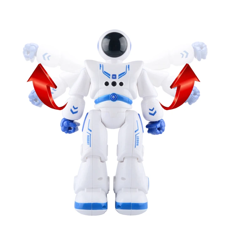 Parkten Hot Remote Control Robot Smart Action Walk Singing Dance Action Figure Gesture Sensor Toys Gift for Children