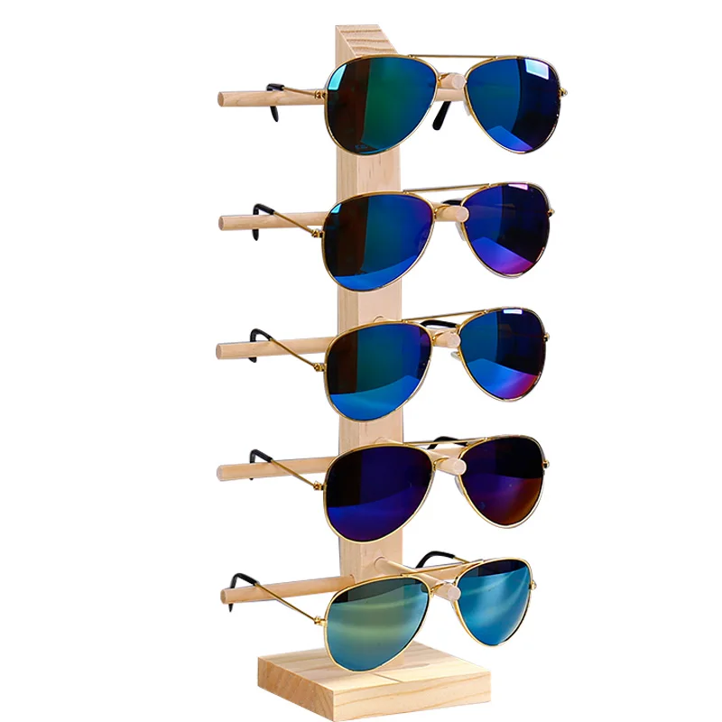 

Wooden Packaging Multi Layer Jewelry Packaging Storage Racks Sunglasses Display Rack Shelf Glasses Holder Organizers Watch Boxes