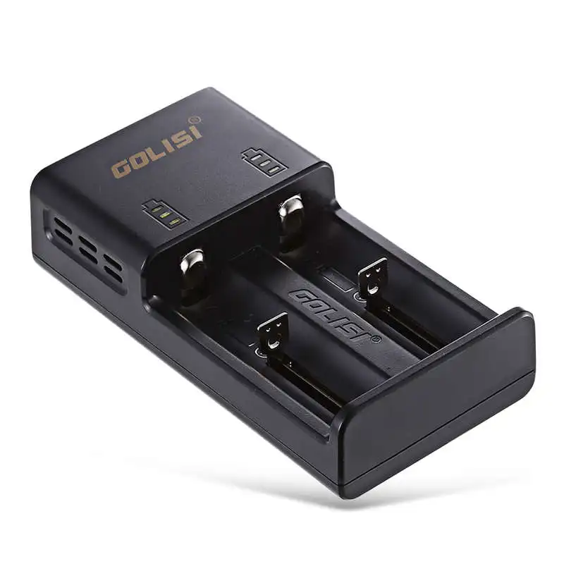 FFYY-Golisi зарядное устройство s O2 интеллектуальное зарядное устройство power Bank функция для Ni-MH литиевых для 18650 26650 20700 21700 Aa Aaa Ni