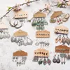 Vintage 2022 Metal Dangle Drop Earrings Sets Bundles for Women Sundry Mixed Ethnic Boho Hanging Earring Set Jewelry Accessories ► Photo 2/6
