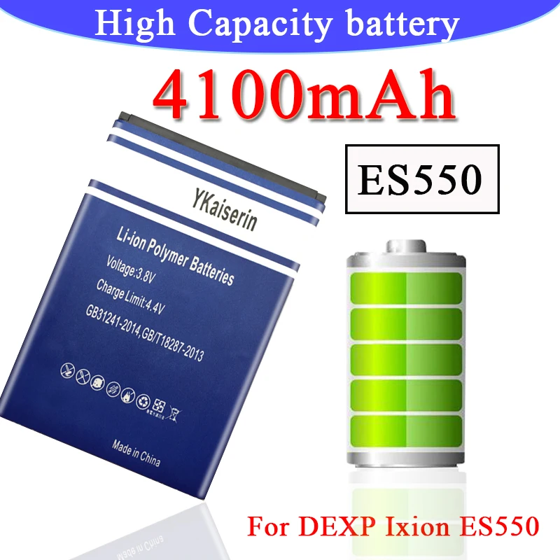 Аккумулятор ES550 для DEXP Ixion ES 550 4100 мАч мобильный телефон аккумуляторы|Батареи