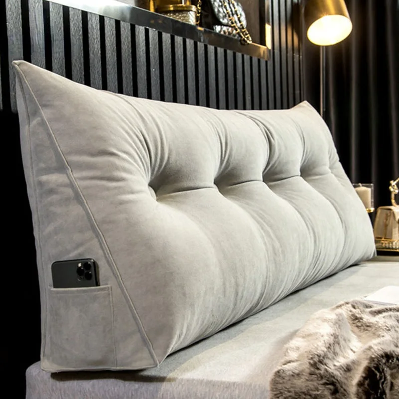 Прямая продажа 2021 подушка для изголовья кровати треугольная большая чтения