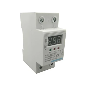 

Self-recovering Automatic Reconnect Over Voltage and Under Voltage Protective Device 35X66X84Hmm Electrical Equipment Supplies W