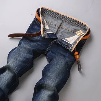 

2019 Summer Big Code Men's Slim Fit Straight Through Thin Section Cowboy Trousers