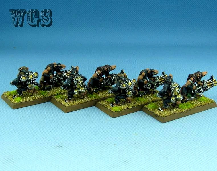 Настольные игры для войны 40K игрушки молот скавенский трещин пистолет металл