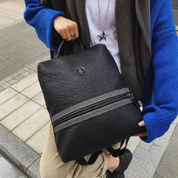 

2020 New Korean Genuine Leather Backpack Small Mochila Mini Backpack Travel Grisl School Bag High Quality Designer Backpacks