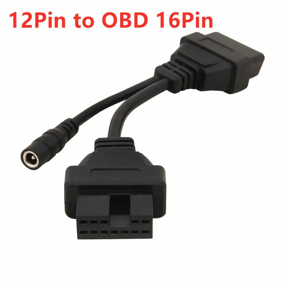 Для Mitsubishi 12Pin ODB2 кабельный разъем для 16 pin адаптеры бортовой диагностики версия II