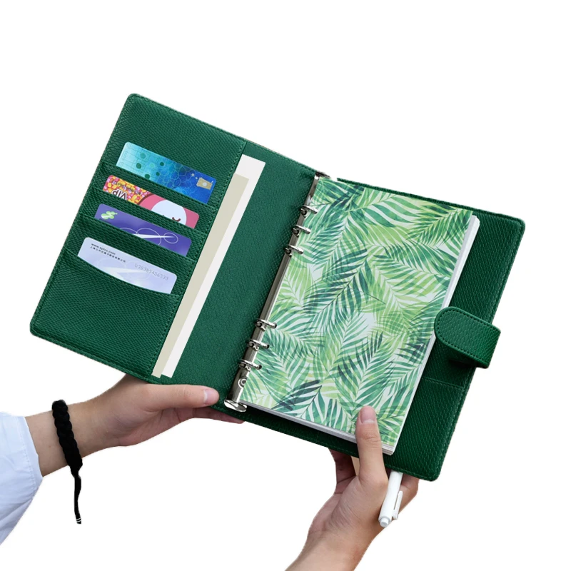 

Dragon pattern Loose Leaf Binder Spiral Notebook office Business affairs High-grade Meeting 6 Holes Diary fashion planner Bujo