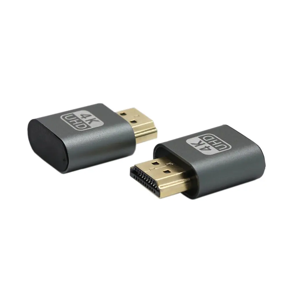 VGA HDMI Dummy Plug Virtual Display Emulator Adapter DDC Edid Support 1920x1080P For Video Card BTC Mining Miner-1