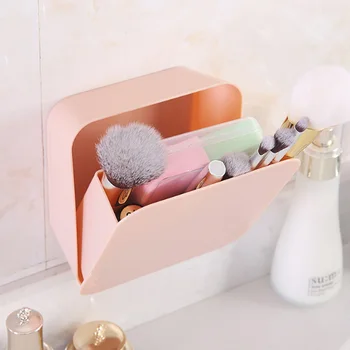 

Plastic Wall Hanging Waterproof Organizer Drawer Square Cosmetic Tableware Toothbrush Box Makeup Holder Switch Box Container