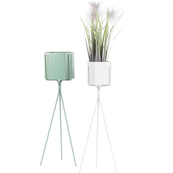 

Nordic iron green dill plant stand floor-type multi-layer modern flower rack simple living room balcony triangle flowerpot frame