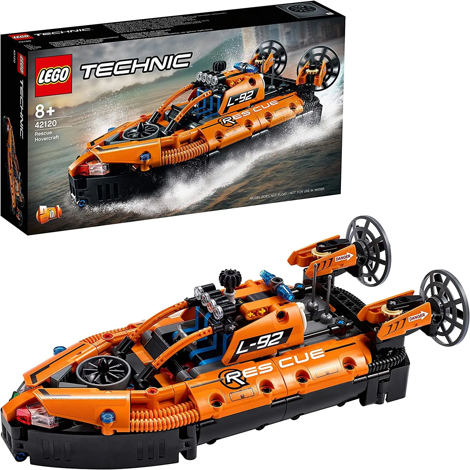 LEGO®Ховеркрафт Technic Rescue (457 шт.-42120) -креативные и захватывающие игрушки для детей