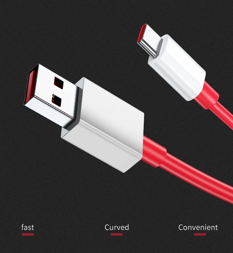 usb c 5v 3a Original 6A Warp Charger Cable 1/1 5/2M USB Dash Fast Charging Data Cable for Oneplus 3T 5T 5T 6T 7T 7 Pro 65 w charger