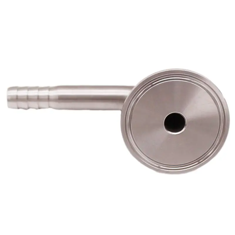 1," Tri Clamp x 1/2"(12,7 мм) шланг Барб с 90 ° изгиб 50,5 мм OD санитарно 304 нержавеющая сталь Homebrew пиво и ремесло оборудование