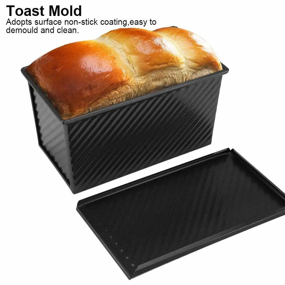 Rectangle Non-stick Toast Bread Cake Baking Mold Loaf Carbon Steel Bakeware Pan