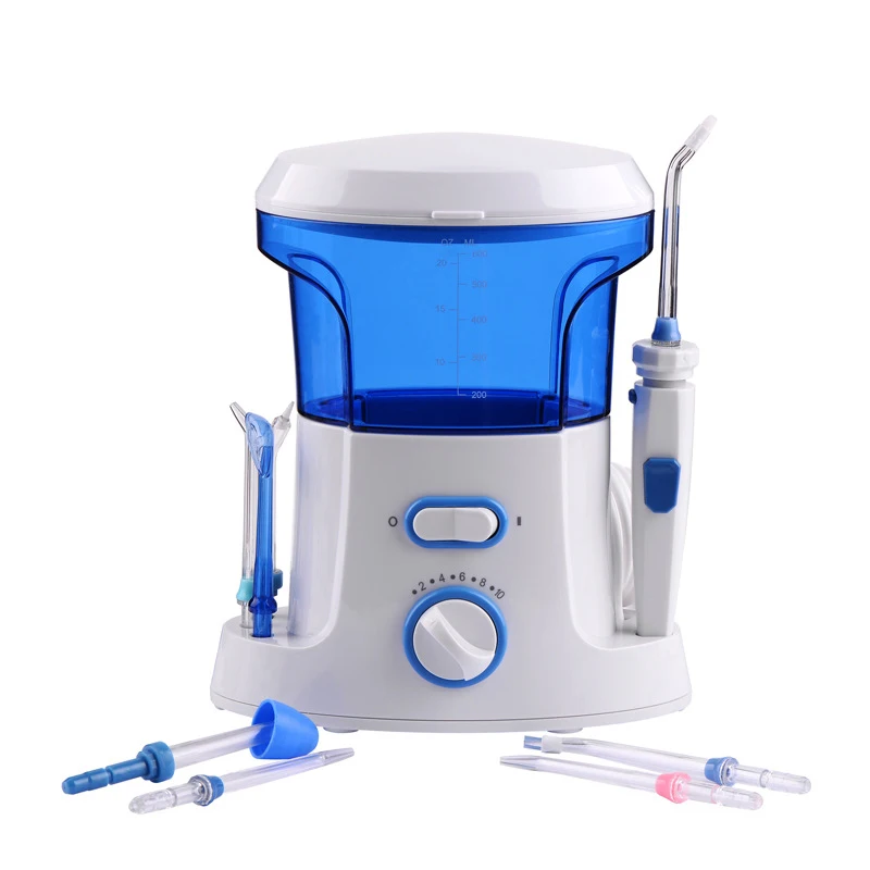 

Oral Irrigator 7-Piece Dental Water Irrigator Water Spring 600ml Oral Hygiene Dental Flosser Water Floss Water Jet Oral Irrigati