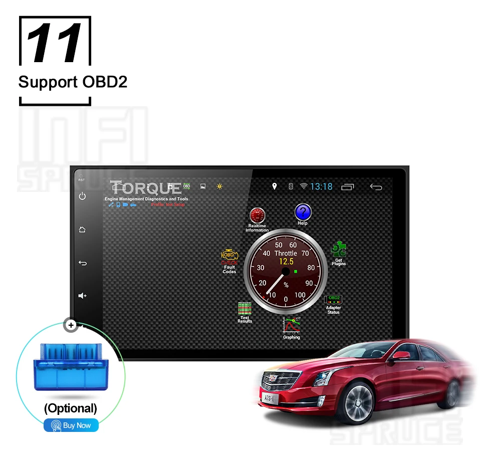 Discount car dvd for Toyota Corolla Auris Fortuner Estima vios 2016 2017 2018  android 9.0 gps navigation radio player car stereo gps 12